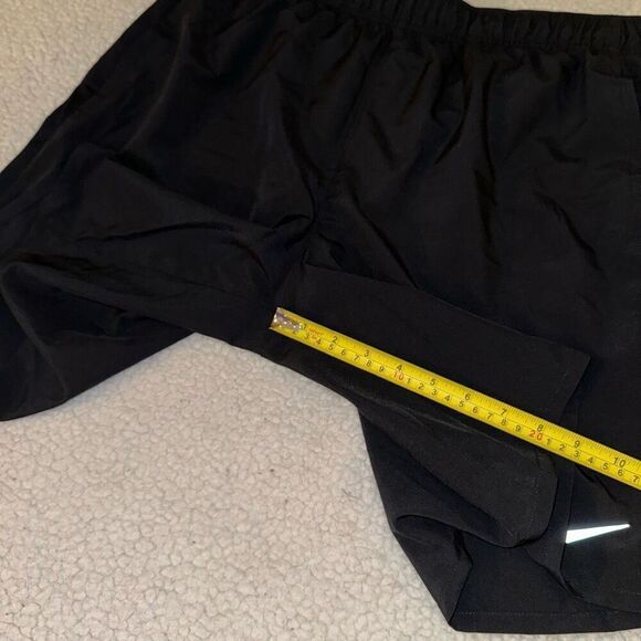 Nike Dri-Fit Men’s Lightweight Shorts Solid Black Size Large EUC - Picture 6 of 10
